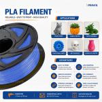 BLUE PLA Filament for 3D Printer – Premium Quality
