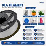 GREY PLA Filament for 3D Printer – Premium Quality