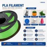 GREEN PLA Filament for 3D Printer – Premium Quality