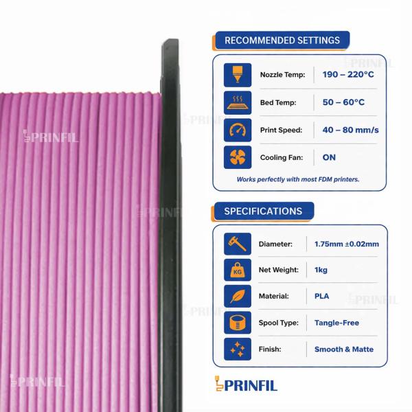 PINK PLA Filament for 3D Printer – Premium Quality