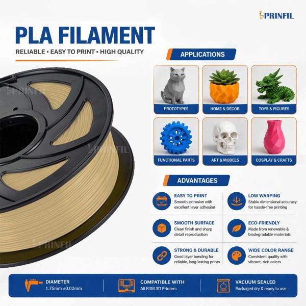 SKIN PLA Filament for 3D Printer – Premium Quality
