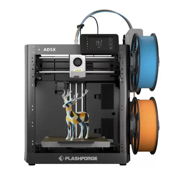 Flashforge AD5X 3D Printer 4 Color High Speed 600mm/s Auto Leveling Multi Color FDM Printer