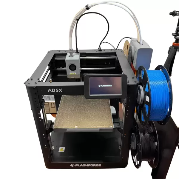 Flashforge AD5X 3D Printer 4 Color High Speed 600mm/s Auto Leveling Multi Color FDM Printer